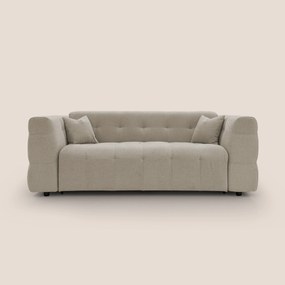 Tender Divano letto matrimoniale dal design innovativo in tessuto bouclet impermeabile T07 beige