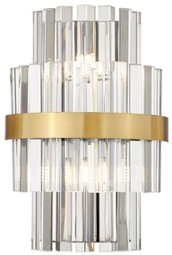 Zuma Line W0567-02A-B52G - Applique CONSTANTINOPLE 2xG9/28W/230V oro