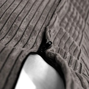 Puof a sacco nero con rivestimento in velluto a coste Seat Lounge – SLOWDOWN