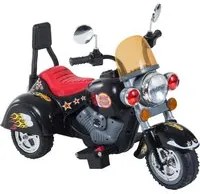 Moto Elettrica per Bambini 6V Chopper Nera