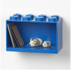 Mensola da parete blu per bambini Brick 8 - LEGO®