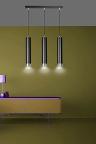 Lampadario a sospensione KIBO 3 BLACK e WHITE
