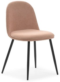 Sedie da pranzo in set in rosa chiaro 4 pz Malila – Marckeric