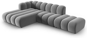 Divano angolare grigio chiaro ad angolo sinistro Lupine - Micadoni Home