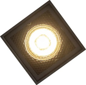 Faretto di design intelligente nero incl. WiFi GU10 - Qubo Honey