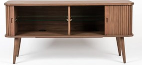 Cassettiera marrone con ante scorrevoli Barbier - Zuiver