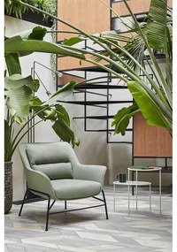 Poltrona grigio-verde Sadira - Teulat