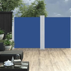 Tenda Da Sole Laterale Retrattile 170x600 Cm Blu /