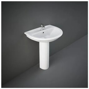 Lavabo 485 x 600 mm con colonna o semicolonna Karla RAK Ceramics KAWB00004