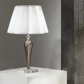 Lampada da tavolo 40x69 cm DEBUSSY luci in vetro lavorato a mano Fumč