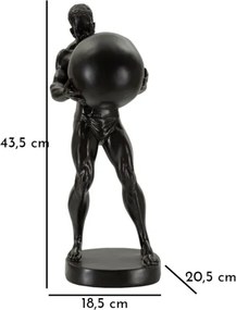 Statuetta Atlas Cm 18,5X20,5X43,5