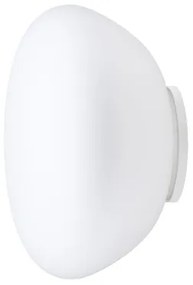 Fabbian -  Lumi Poga AP PL  - Applique/Plafoniera in vetro bianco