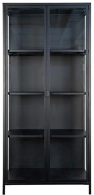 Vetrina in metallo nero 80x175 cm Brisbane - House Nordic