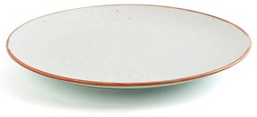 Piatto Piano Ariane Terra Ceramica Beige (Ø 21 cm) (12 Unità)