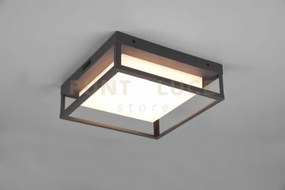 Plafoniera witham led cn regolazione luce calda-fredda ip44 l.30cm ...