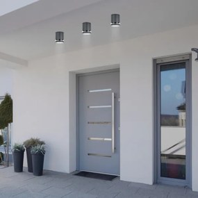 Rabalux 7817 - Faretto da esterno ZOMBOR 1xGU10/35W/230V tondo IP54