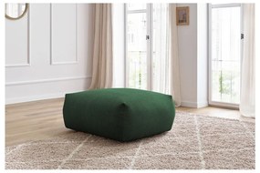 Poggiapiedi verde con rivestimento in velluto a coste Voltaire – Bobochic Paris