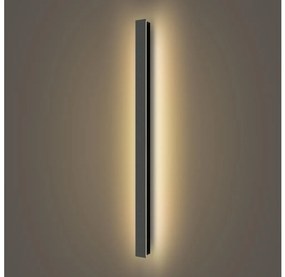 Brilagi - Applique da esterno LINEAR LED/22W/230V 3000K IP65 nera