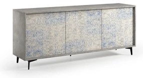 Mobile Multiuso L 184 x H 77 x P 45 cm grigio