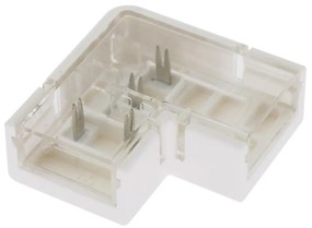 Connettore rapido angolare slim striscia Led 12-24V 10mm monocolore 2 pin IP68 M LEDME
