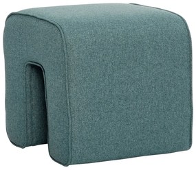 Pouf scultura turchese - Hübsch