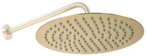 Soffione doccia Rea Gold Brush 25cm