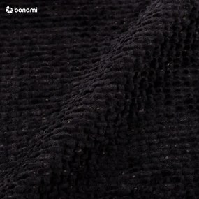 Letto matrimoniale imbottito nero con contenitore con griglia 180x200 cm Bellis - Micadoni Home