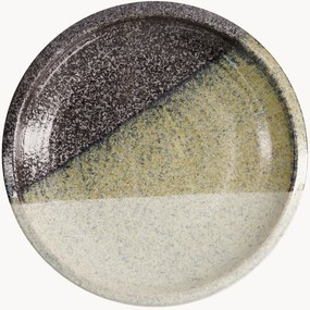 Set di 4 piatti piani in gres Oboro Yamakage