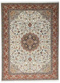 Tabriz Tappeto persiano 350 x 250 Beige (Iran) Annodato A Mano