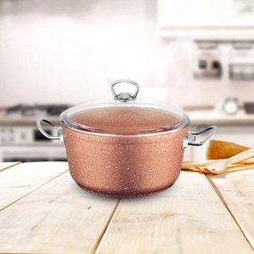 Pentola in alluminio con coperchio 2,75 l Classic - Güral Porselen