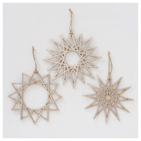 Set di 3 decorazioni da appendere Lumino - Boltze