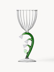 Calice in vetro borosilicato fatto a mano Botanica