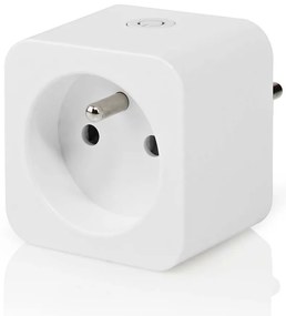 Nedis WIFIP121EWT - Presa intelligente 3680 W/230 V/ Tipo E/16 A Wi-Fi