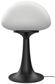Lampada da tavolo LED Kinoko touch nero, luce calda 540 LUMEN, INSPIRE
