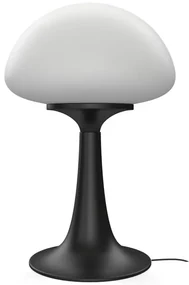 Lampada da tavolo LED Kinoko touch nero, luce calda 540 LUMEN, INSPIRE