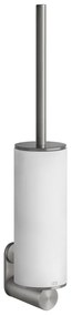 Porta scopino wc a parete bianco steel brushed 54719 gessi