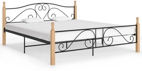 Giroletto Nero İn Metallo 180x200 Cm /