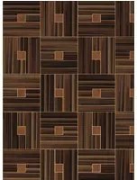Eijffinger Carta da parati Veneer Blocks - Chocolate