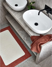 Tappeto da interno/esterno color mattone/color crema 70x120 cm Ilda Brick – Pappelina