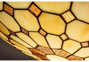 Brilagi - Plafoniera in stile Tiffany con vetri colorati DORAN 2xE27/60W/230V