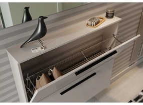 Scarpiera pensile grigia e beige Utah - Germania