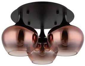 Globo 15548-3DG - Lampadario a plafone MAXY 3xE27/40W/230V rame