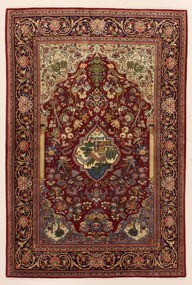 Kashan Tappeto persiano 210 x 130 (Iran) Annodato A Mano