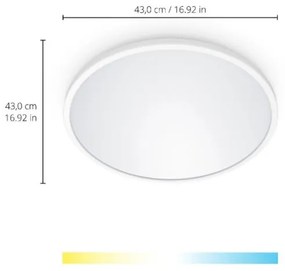 WiZ - Plafoniera LED dimmerabile SUPERSLIM LED/22W/230V Wi-Fi bianco
