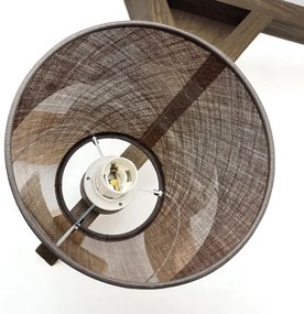 Brilagi - Lampadario LED ANTHONY 3xE14/40W/230V rovere noce/marrone