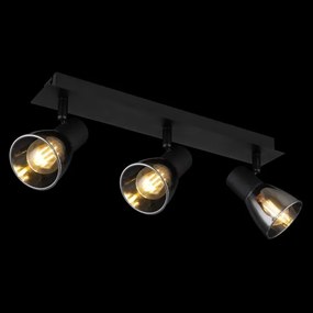 Globo 54307-3 - Luce Spot CLAUDE 3xE14/40W/230V nero
