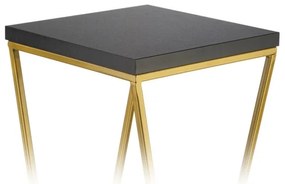 Portafiori LOFT 100x24 cm oro/nero