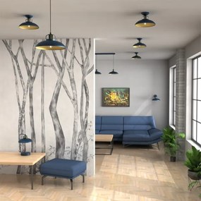 Brilagi - Lampadario a sospensione con filo FLAMENGO 1xE27/60W/230V blu