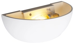 Applique da parete moderna bianca - Hiske