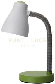 Lampada da tavolo in plastica verde toy 1 luce attacco e27 h.42cm i...